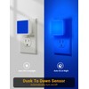 JandCase Blue Night Light, Blue Nightlight[2 Pack],0.3 Watt LED Night