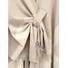 nratto Women's Elegant Shawl Wraps, Soft Open/Cross Front Poncho Cape,