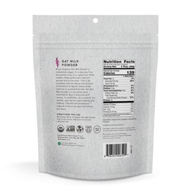 Wildly Organic Oat Milk Powder, 8 Oz Bag - Organic, Dairy-Free, Lactose-Free, Vegan, Gluten-Free, Plant-Bassed, Resealable Package | Excellent for Smoothies, Cereal, & Creamers