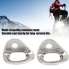 2Pcs Climbing Hangers Stainless Steel Durable Sturdy Smooth Convenient Rock