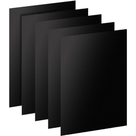 5Pcs BBQ Mats, Universal Oven Liners for Bottom of Fan Assisted Ovens, Reusable, Washable, Non Stick for Charcoal or Gas Grills