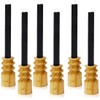DEYBBY Natural Beeswax Taper Candles,Honeycomb Design Hand-Rolled Beeswax Candles, Dripless
