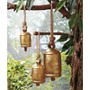 The Lakeside Collection Set of 3 Chime Bells: Zen/Classic Iron