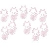 Cat Jumbo Paper Clips (2 Inch, 10 Pcs Pink Paperclips)