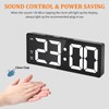 Litinliv Digital Alarm Clock, Electronic Table Clock with Temperature Display,