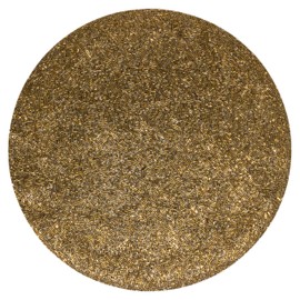 Beaded Placemat, Elegant, Durable, Protective Back, Easy-to-Clean, for Stylish Dining Table Setting, Event, Wedding, Gold, 15", Sold Individually