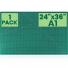 CLOYAN Large Cutting Mat 24"x36", 1 Pack Double-Sided 5-Ply Self