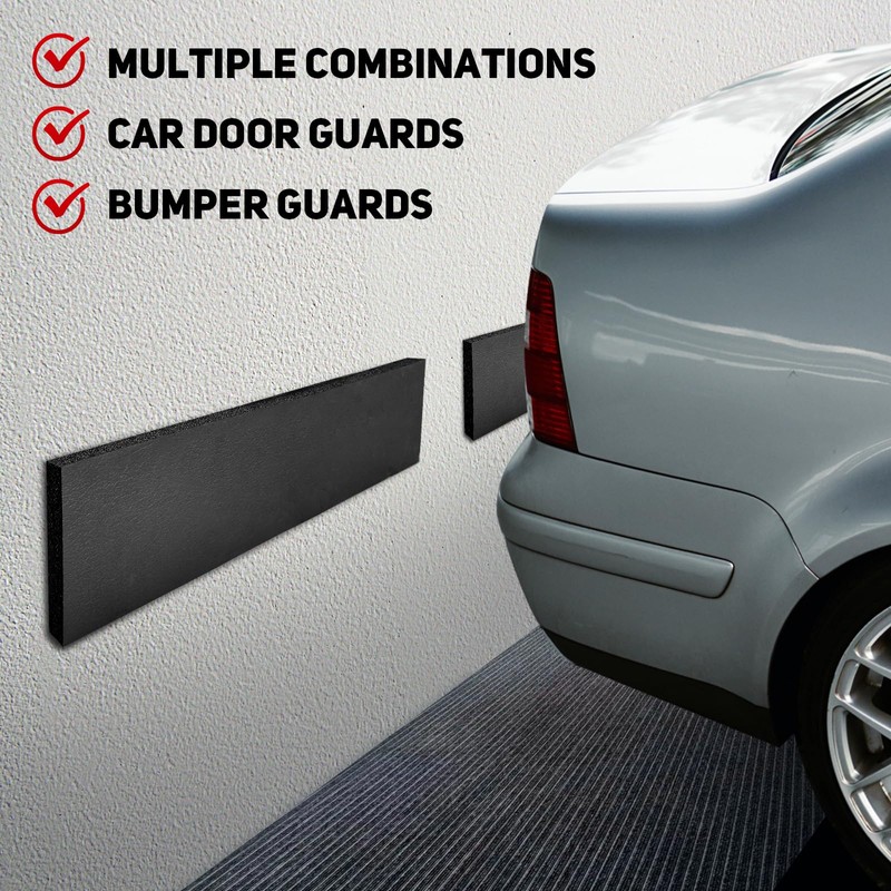 ROBLOCK 4 PCS Garage Wall Protector 17.5x4 inch, Self Adhesive