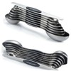 LABRIMP 8 Piece Measuring Spoon Stainless Steel Double End Baking