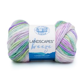 Lion Brand Yarn Landscapes Breeze Yarn, Rainforest
