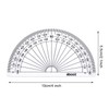 Plastic Protractor Math Protractors 180 Degrees, 4 Inch, Clear, Pack