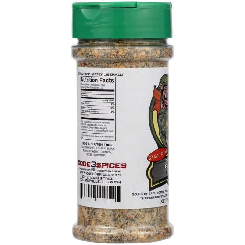 CODE 3 SPICES Grunt Rub, 6 OZ