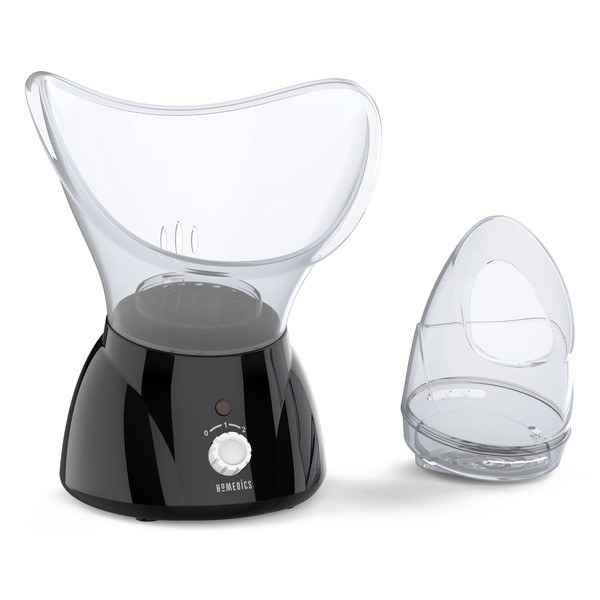 HoMedics FAC-40BGYA-GB Facial Spa, Facial Steamer/Mist, Revitalising, Angled Mask for