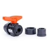 HYDROSEAL Kaplan 1/2" PVC True Union Ball Valve with Full