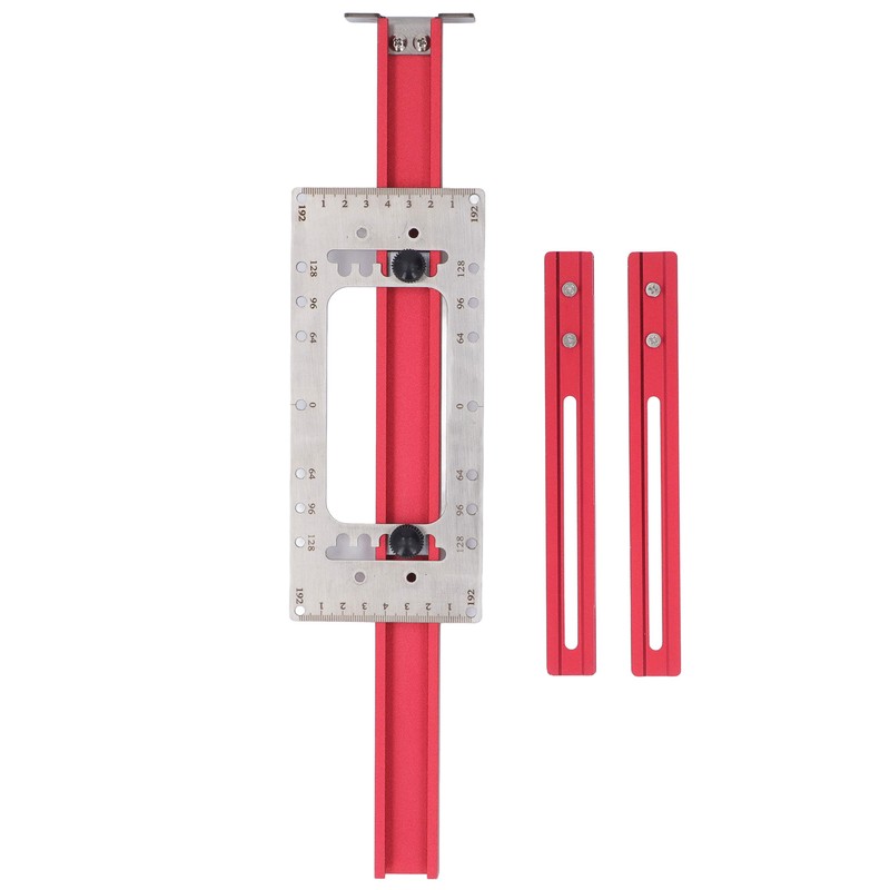 Door Handle Punch Locator Cabinet Hardware Opening Locating Jig 64mm