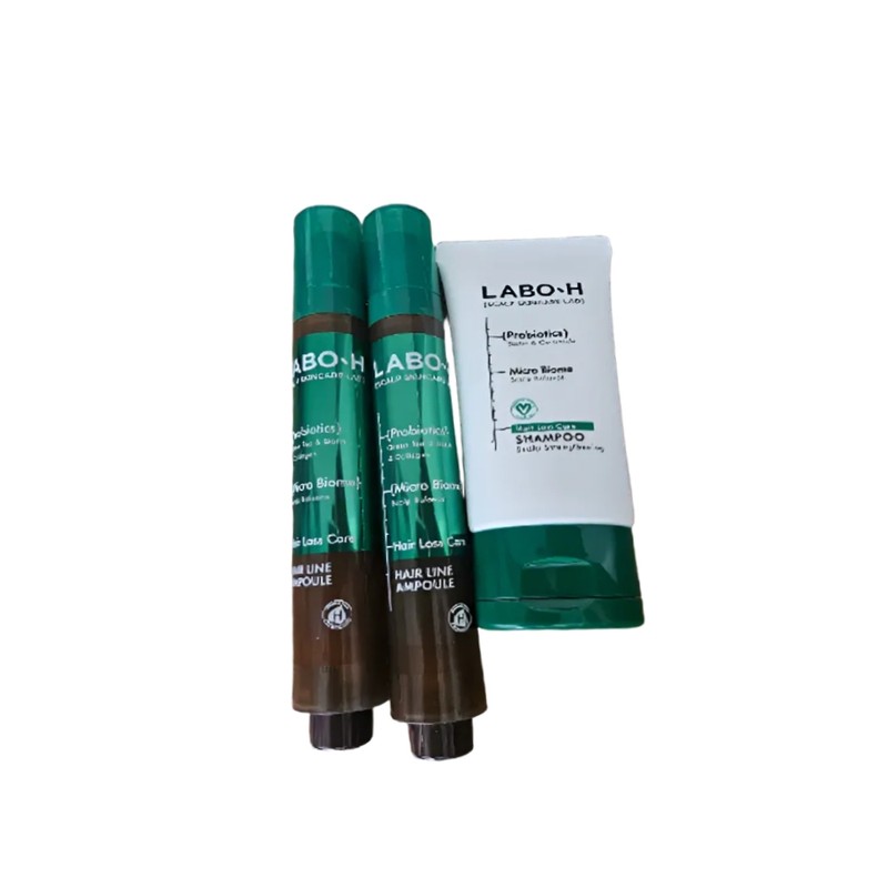 LaboH Hairline Ampoule Scalp Ampoule 15ml x 2 + Shampoo