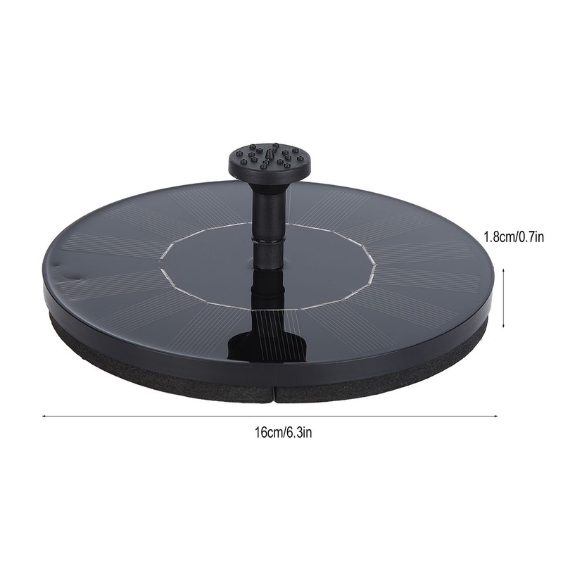 7V Solar Fountain Water Pump Outdoor Pool Decoration Garden Pond