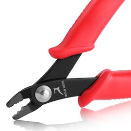 GOLD DEER Bead Crimping Tool Jewelry Crimper Pliers Micro Tube Beads Crimper 5 Inch with Spring Curved Head Jaw 2 Jewelry Crimping Tool Crimping Tool for 2mm & 3mm Beads Jewelry Making DIY Crafts