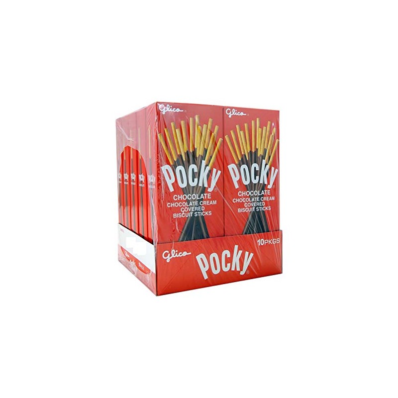 POCKY CHOCOLATE 10CT 1.41OZ(Pack of 10)