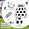 25 Bolsas de Fútbol con Cordón, 13.4 x 10.6 pulgadas