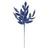 Vickerman 22" Midnight Blue Glitter Bayleaf Artificial Spray, 12 per