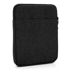 MyGadget Nylon Sleeve Case for Tablets up to 6.8 Inches (18 x 13.5 cm) - Protective Case e.g. Kindle Paperwhite | Tolino Vision 1-4 | Shine 1-3 - Black