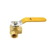 Joywayus 3 Way (T-Port) 1/2'' NPT Female Valve Brass Ball