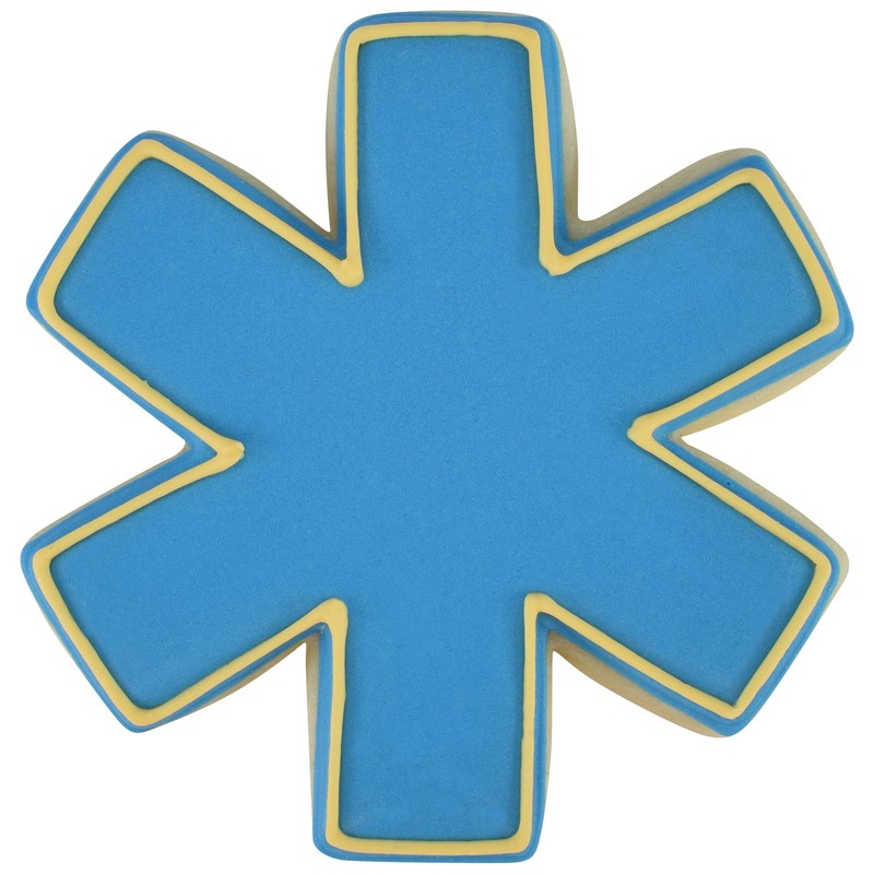 R & M Asterisk/Star of Life (EMS) Cookie Cutter