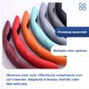 Car Steering Wheel Cover, 2PCS Suede Leather Split Anti-Skid Clip