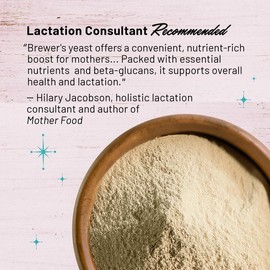 Brewer's Yeast Powder for Lactation Cookies (16oz)- Legendairy Milk - Support Breast Milk - Debittered, Unflavored, Non-GMO & Gluten Free