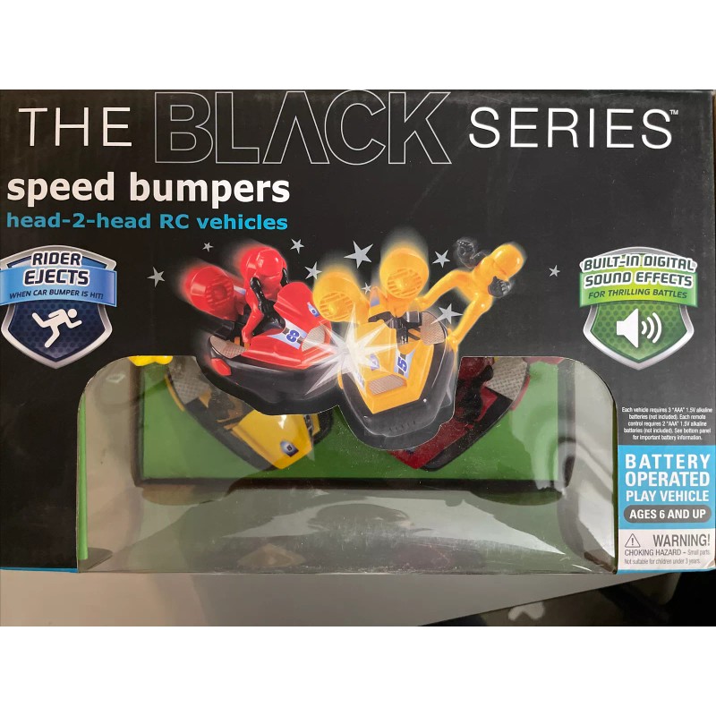 The Black Series Remote Controlled Speed Bumper Cars - Yellow