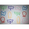 Silly Bandz 12 Insect Shapes Elastic Bracelets (12 pack) BRAND