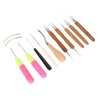 12pcs Dreadlocks Tool Set Dreadlocks Crochet Hook Hair Locking Tool
