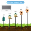 Bird Feeder Pole for Outdoor, 1 Pack 109 Inch Bird