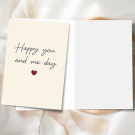 uugtcard Elegant Anniversary Card Gifts for Couple, Special Anniversary Card to Husband and Wife, Wedding & Valentine’s Day Cards for Boyfriend, Girlfriend, Men, Women