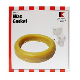 Plumb Pak K836-1 Standard Toilet Wax Gasket, For Use With 3 In Or 4 In Waste Lines, No Size, Honey Yellow