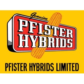 Pfister Genuine Pfister Hybrid Corn Seed NEW Metal Sign: 12x16" Ships Free