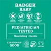 Badger Mineral Baby Sunscreen Cream SPF 40, 98% Organic Toddler
