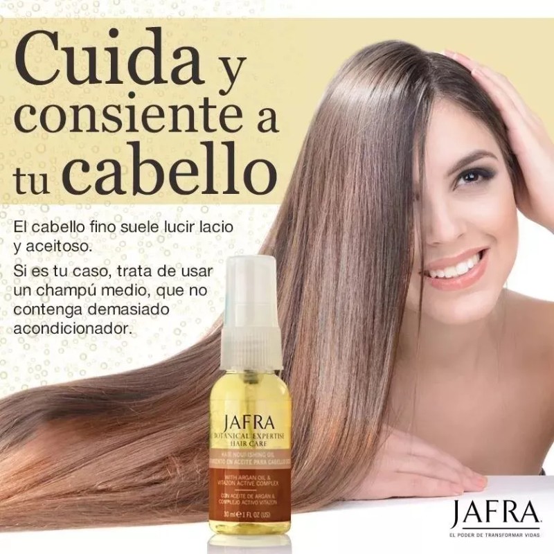 Jafra Tratamiento De Aceite De Argan Para Cabello Seco
