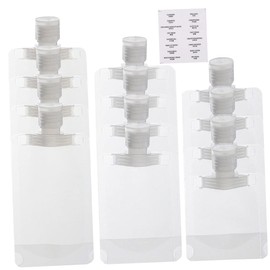 Ipetboom Travel Toiletries Bottles Set Squeeze Travel Containers Refillable Leakproof Portable for Lotion Cosmetics