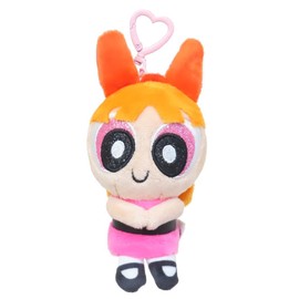 ESK Japan Powerpuff Girls 17186 Plush Keyring Blossom Plush Collection Key Ring Keyring Mark Mejirushi