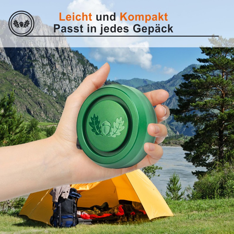 VON STEINEICH Automatic Camping Washing Line [10 m] Automatic Roll-Up