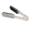 Double Sided Brush Clamp Ergonomic Handle Anti Static Nylon Hair