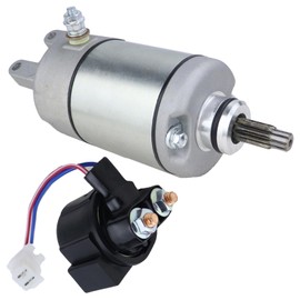 Soarider Starter Motor & Relay for Honda TRX300 TRX300FW FourTrax 1988-2000, 18337 31200-HA0-774 31200-HA0-773, FourTrax 300 Starter for TRX300 TRX300FW 4x4 2x4
