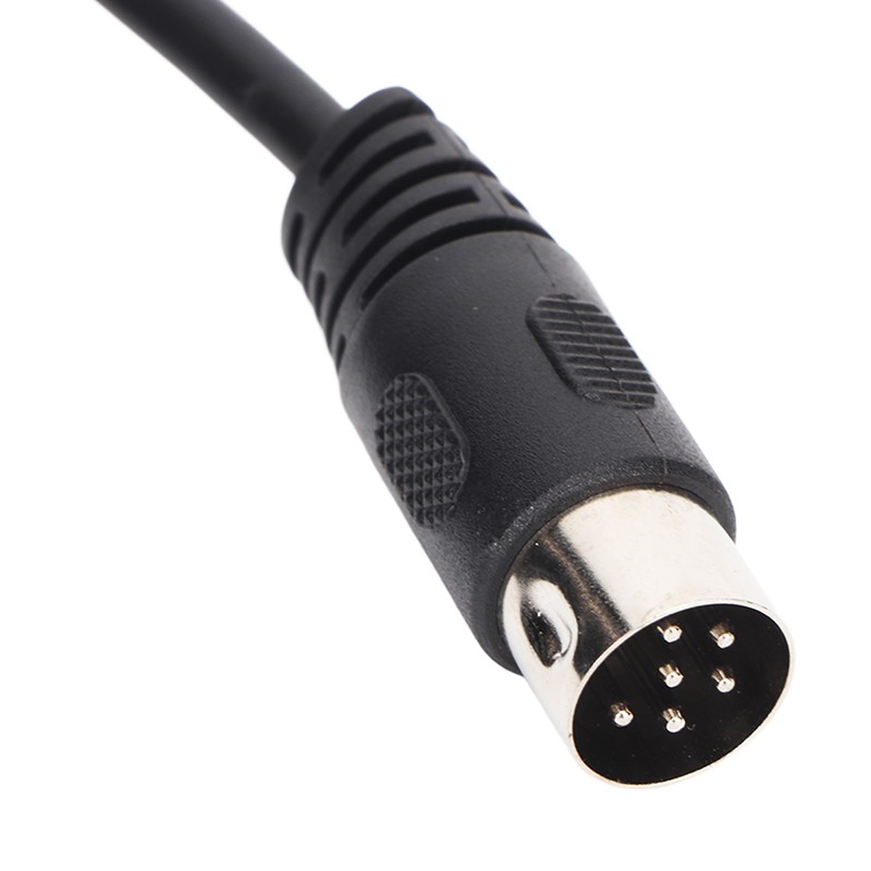 6 Pin DIN Cable Male to Male Plug and Play