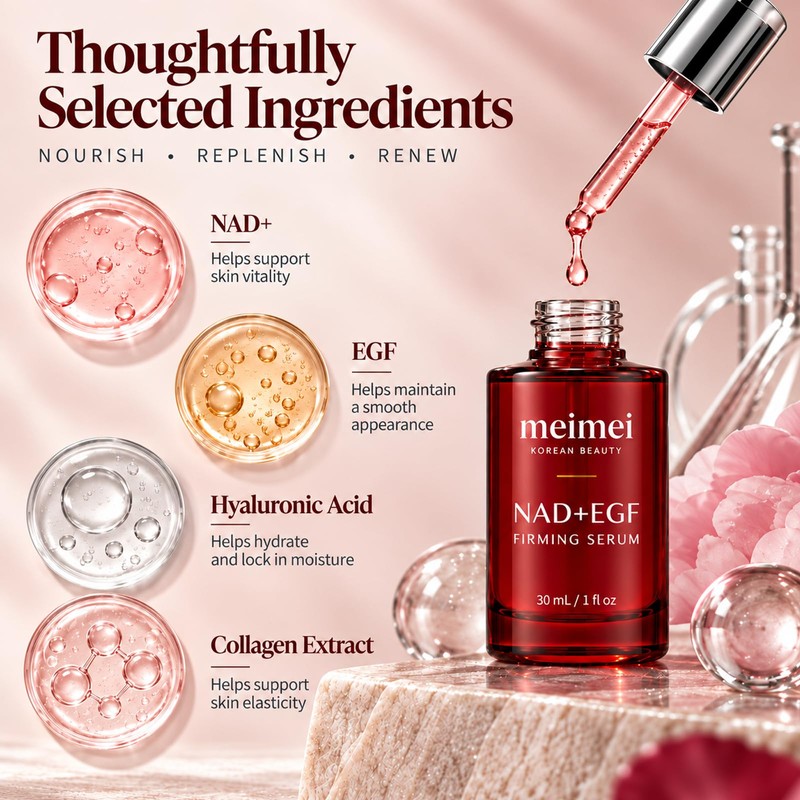 Meimei Firming Serum with EGF & Collagen for Face &