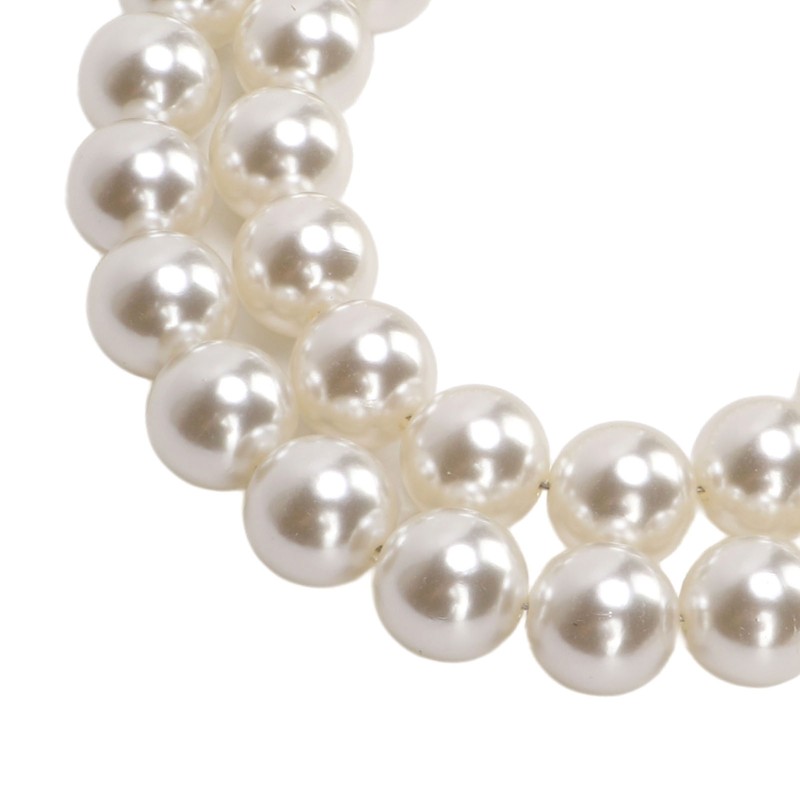 2Pcs Pearl Bead Bag Chain 60cm Workmanship Easily Install Detachable