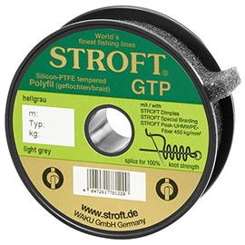WAKU STROFT GTP Type R Braided Line 100 m Light Grey, R5-0.250 mm-11 kg