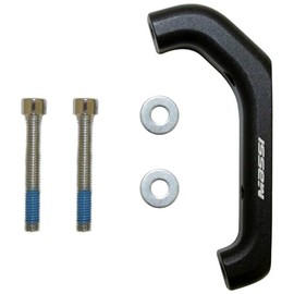 MASSI Adapt Flat Mount > Postmount 160 Disc Brake Adapter for Adults, Plain, Black, One Size