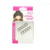 Pretty Hair Spiral Grip, Dark Brown - Pack of 2